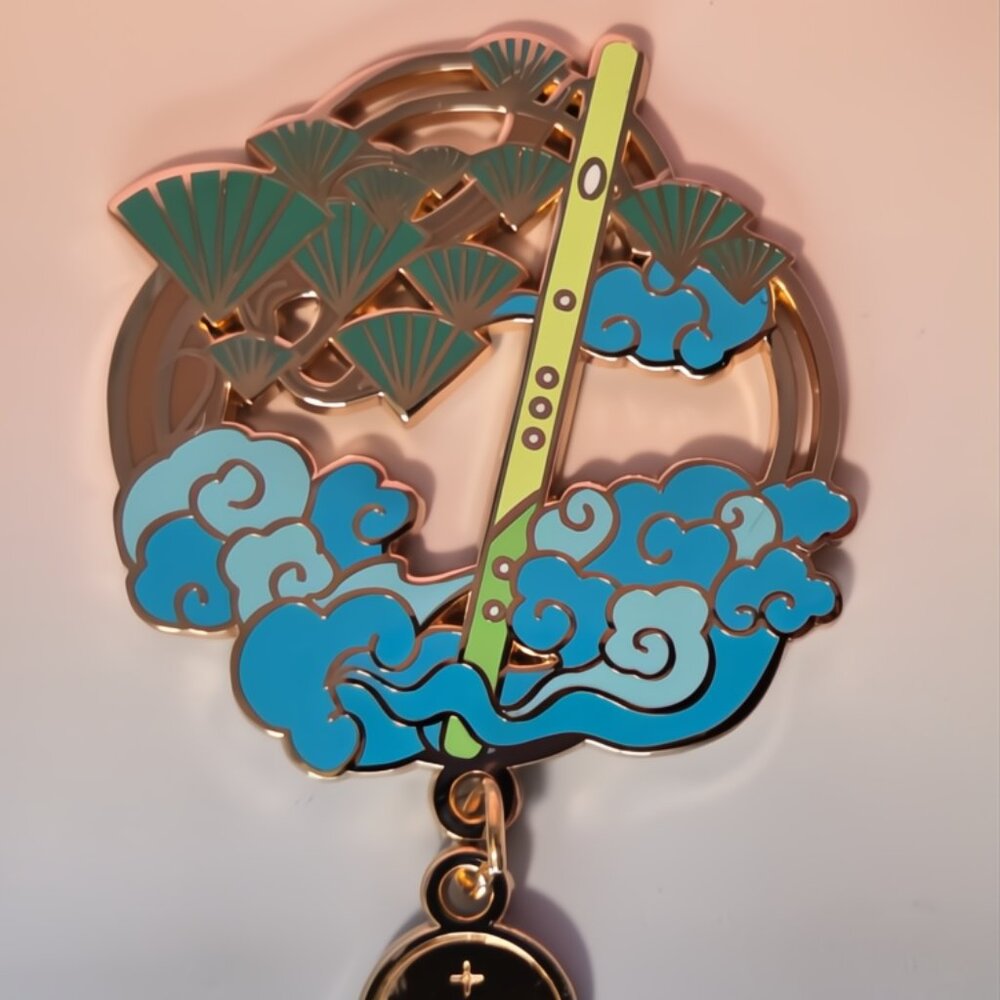 Traditional Instrumental Pins | Women Bag Charm Lapel Pin Brooches